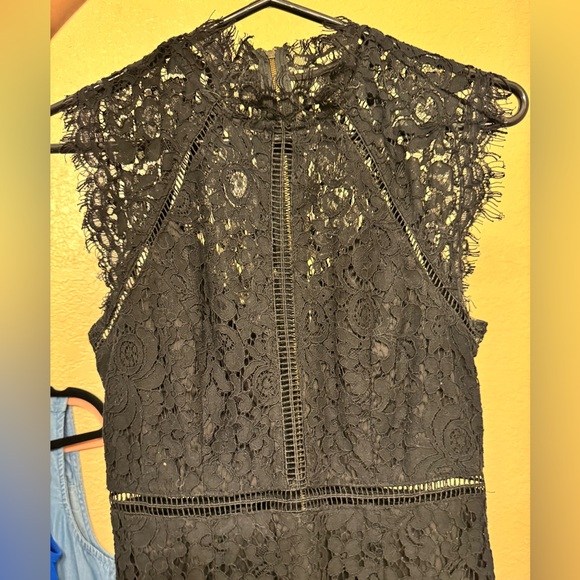 Bardot midi lace column dress - Picture 9 of 10